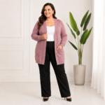 Cardigan Feminino Plus Size em Lazinha