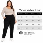 Calça Pantalona  Lãzinha Plus Size Feminina