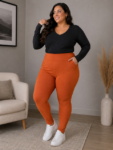 Calça Legging Feminina Plus Size