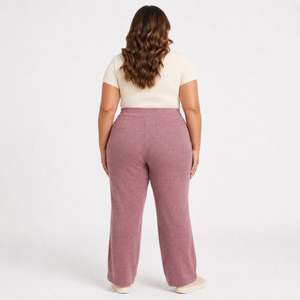 Calça Pantalona  Lãzinha Plus Size Feminina