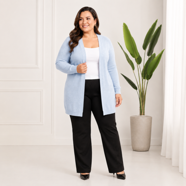 Cardigan Feminino Plus Size em Lazinha