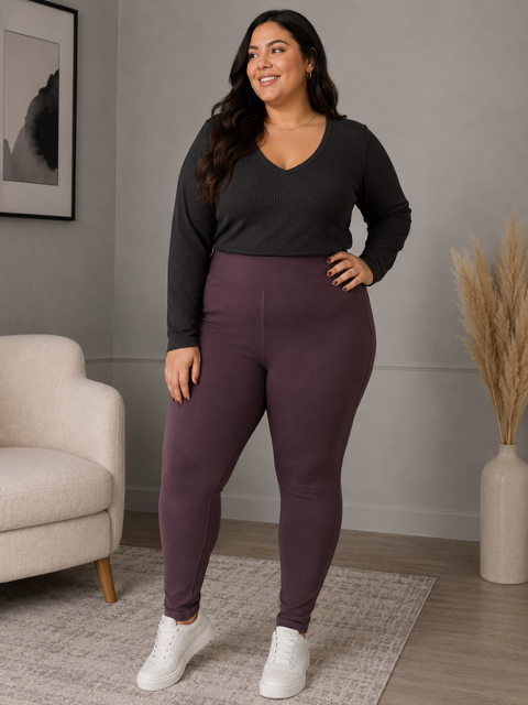 Calça Legging Feminina Plus Size