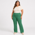 Calça Pantalona  Lãzinha Plus Size Feminina