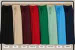 Calça Pantalona Feminina em Tecido Duna com Amarração e Bolsos