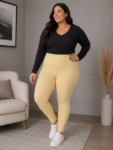 Calça Legging Feminina Plus Size