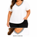 Blusa Feminina Plus Size com Vivo