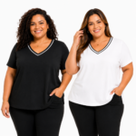 Blusa Feminina Plus Size com Vivo